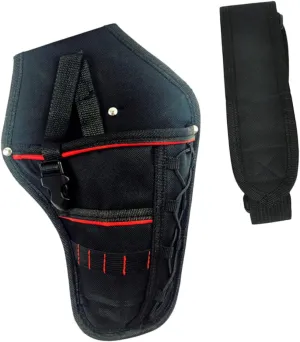 1Pc Professional Tool Carrying Pouch Electric Wrench Waist Bag for Construction Workers Contractors and Electricians Durable and Dirt Resistant Tool Belt Bag