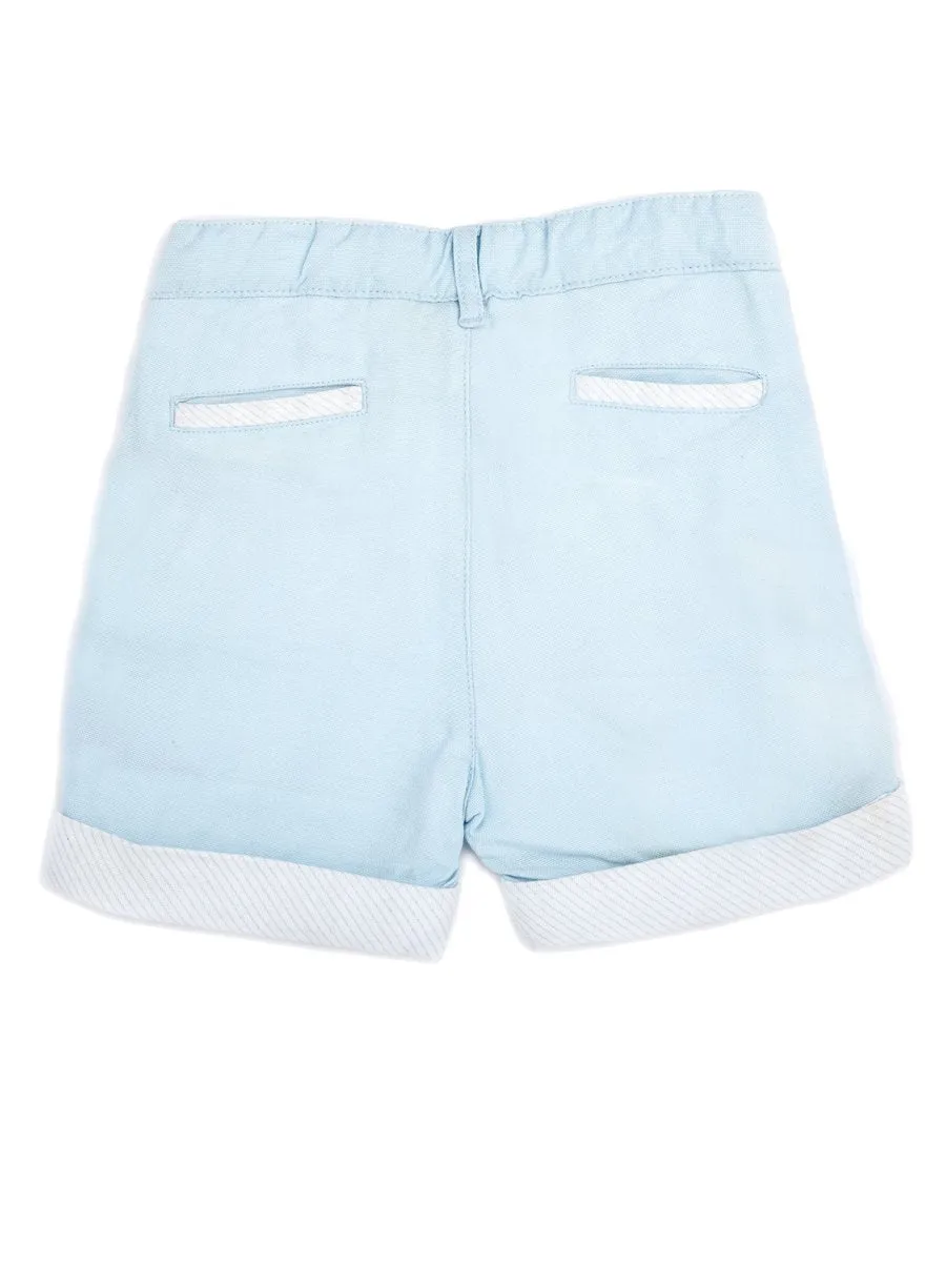 2-Piece Cool Kids Polo Tee & Oxford Shorts Set