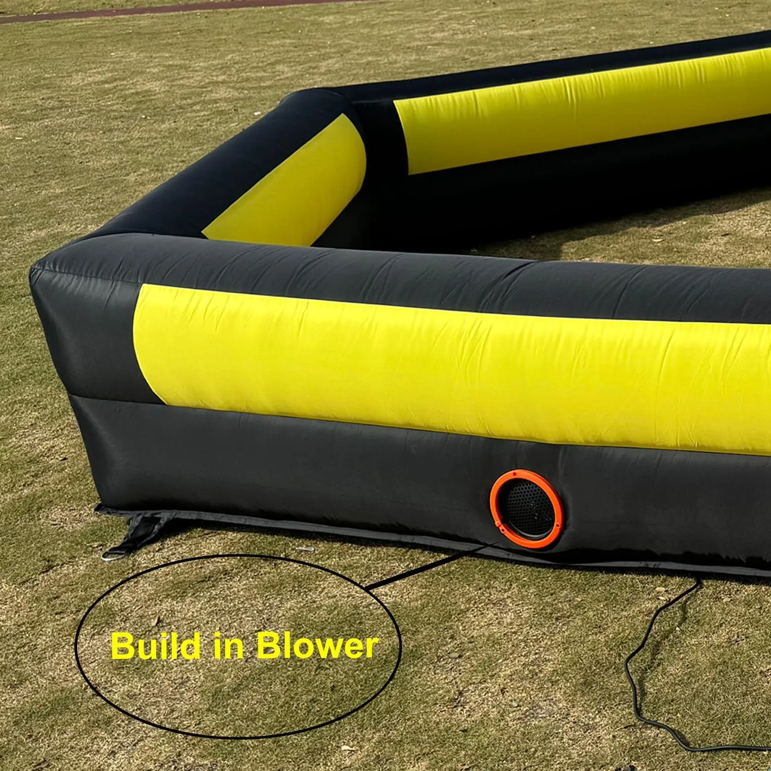20FT Spacious Inflatable Gaga Ball Pit: Built-in Blower, Portable & Ideal for Indoor/Outdoor School & Family Fun - Effortless Setup