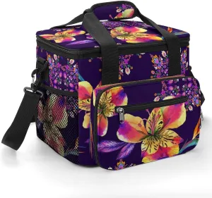 22.5L Waterproof Soft Cooler BagInsulated Lunch Box for Camping Fishing Beach Road Trips