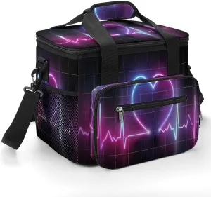 22.5L Waterproof Soft Cooler BagInsulated Lunch Box for Camping Fishing Beach Road Trips