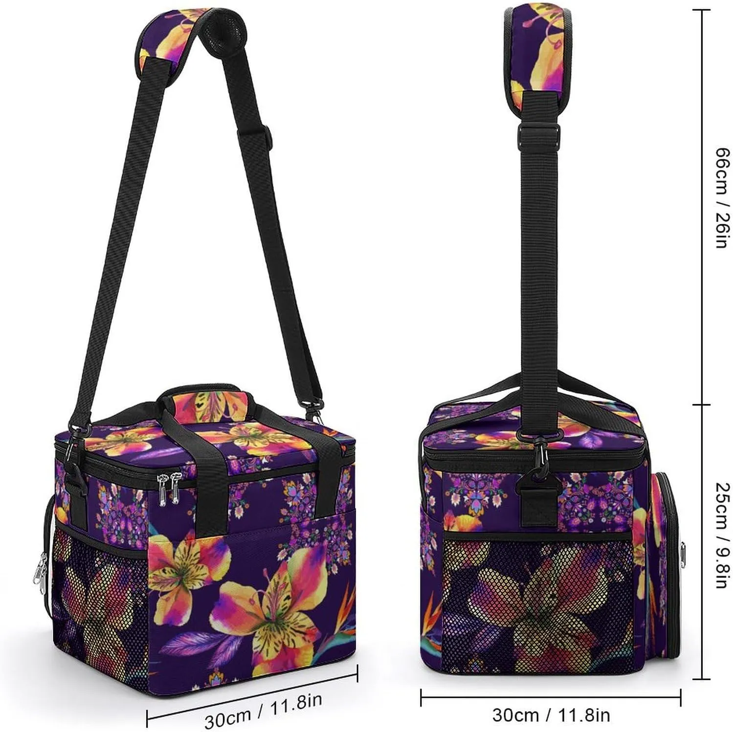22.5L Waterproof Soft Cooler BagInsulated Lunch Box for Camping Fishing Beach Road Trips