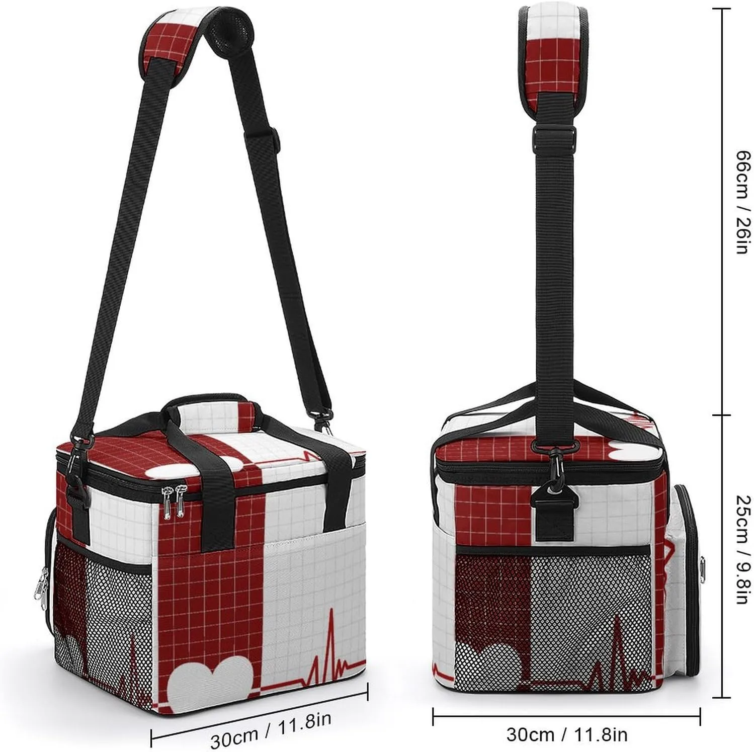 22.5L Waterproof Soft Cooler BagInsulated Lunch Box for Camping Fishing Beach Road Trips