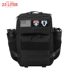 25L Tactical Backpack – Graphite Black - Durable & Functional