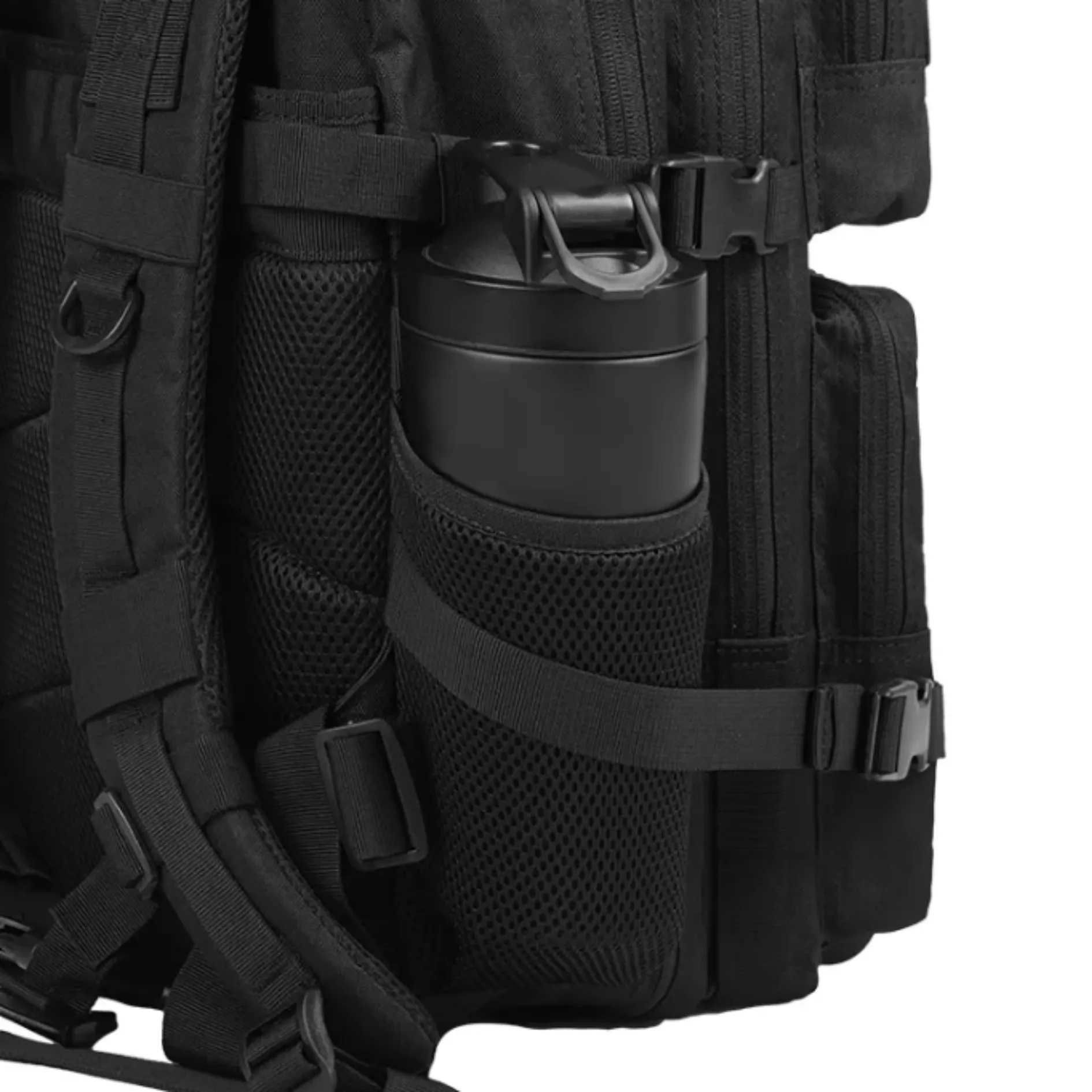 25L Tactical Backpack – Graphite Black - Durable & Functional