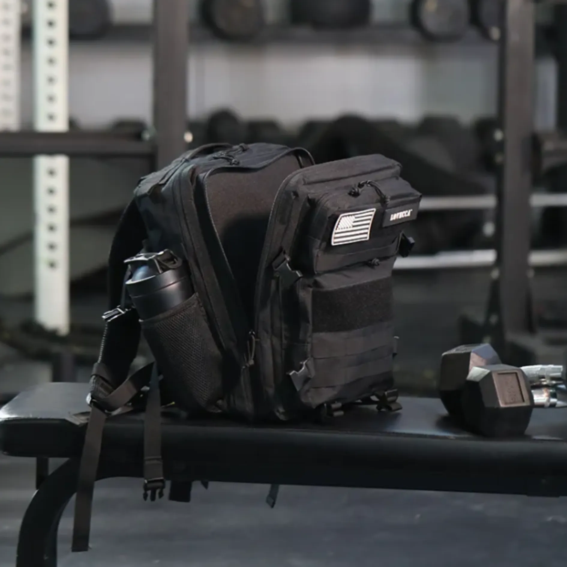 25L Tactical Backpack – Graphite Black - Durable & Functional