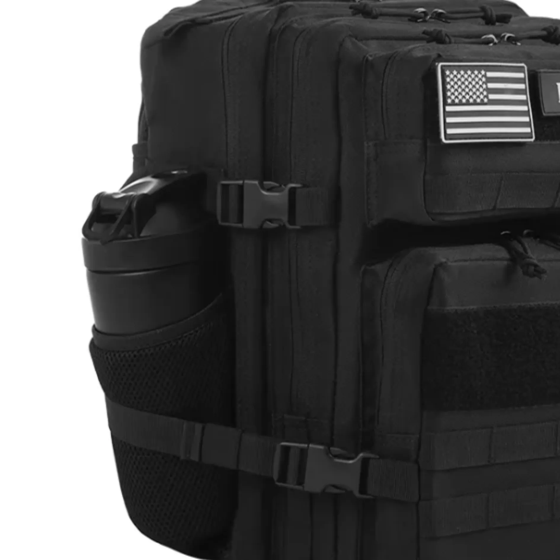 25L Tactical Backpack – Graphite Black - Durable & Functional