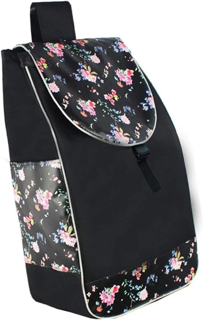 31L Shopping Trolley Replacement Bag with Side Pockets - Trolley Replacement Bag, Waterproof Oxford Cloth Storage Bag, Multifunctional Trolley Shopping Bag, Durable Shopping Cart Grocery Bag
