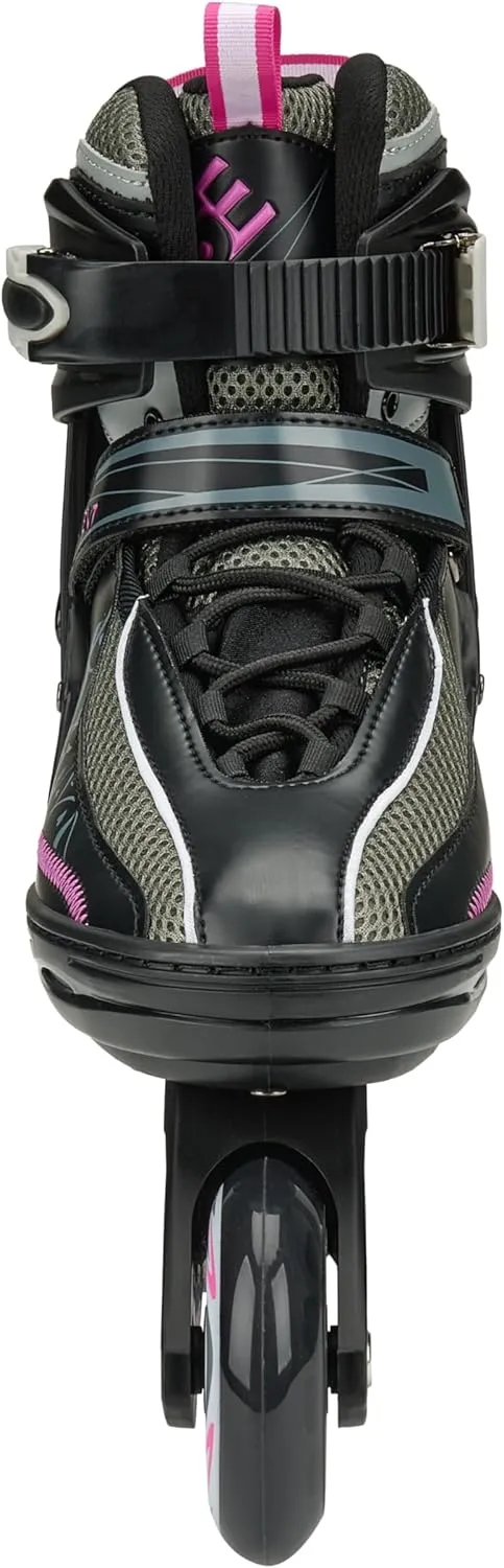 5th Element Lynx Inline Skates for Women with Adjustable Strap, 80mm Wheels, and Soft Boot | Inline Skates Perfect for Roller Derby, Roller Hockey, and Fitness Skating