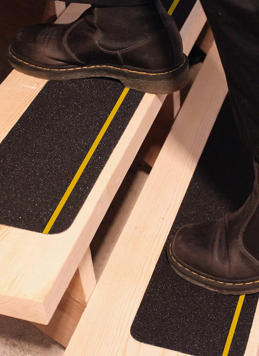 6”x30” Non-Slip Stair Treads Outdoor – (10-Pack) Reflective Anti-Slip Tape