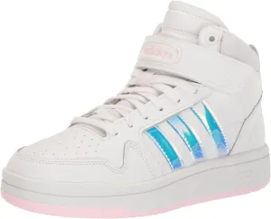 adidas Originals Women's Postmove Mid Sneaker, White/Clear Pink/White, 9.5