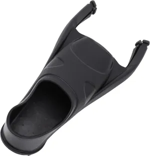 Adult Open Heel Scubaing Diving Fins, Freediving Fin Foot Pocket TPR Longblade Long Wing Diving Fin Foot Pocket for Swimming Equipment Black, Divers Knives and Shears