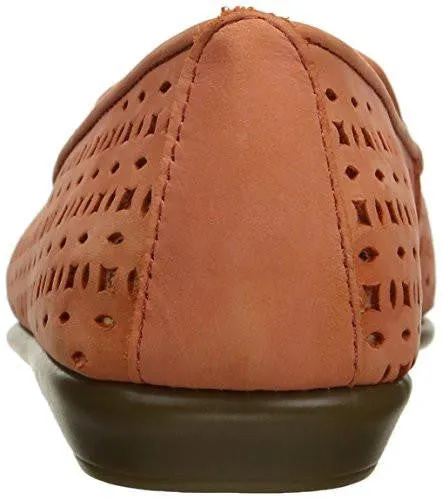 Aerosoles You Betcha Slipon Loafer Light Coral Nubuck 7 M Us