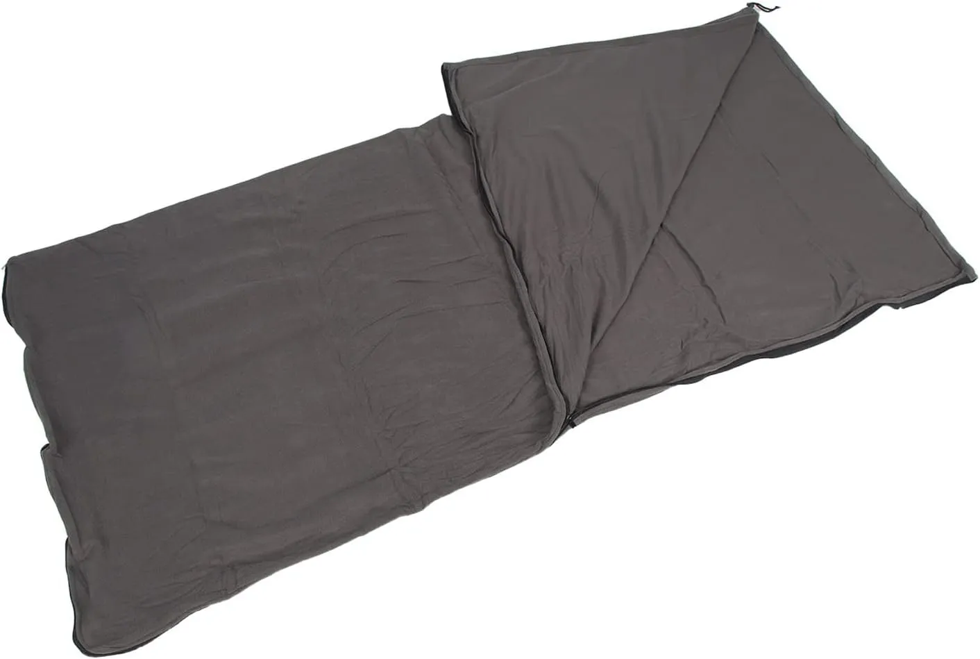 Airshi Fleece Sleeping Bag Liner, Hygienic Thickened Easy to Clean Fleece Sleeping Bag Soft Touch Foldable for Traveling