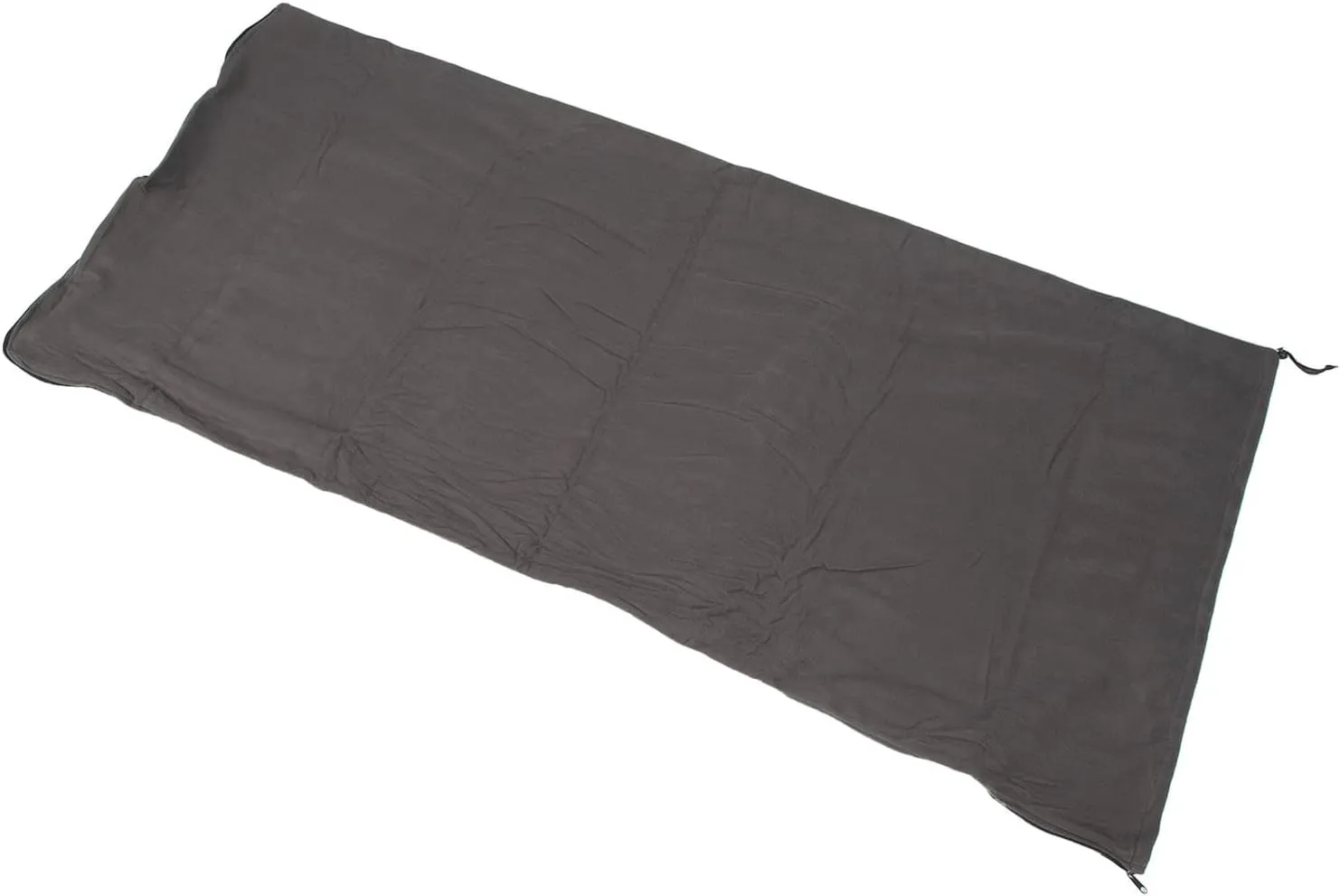 Airshi Fleece Sleeping Bag Liner, Hygienic Thickened Easy to Clean Fleece Sleeping Bag Soft Touch Foldable for Traveling