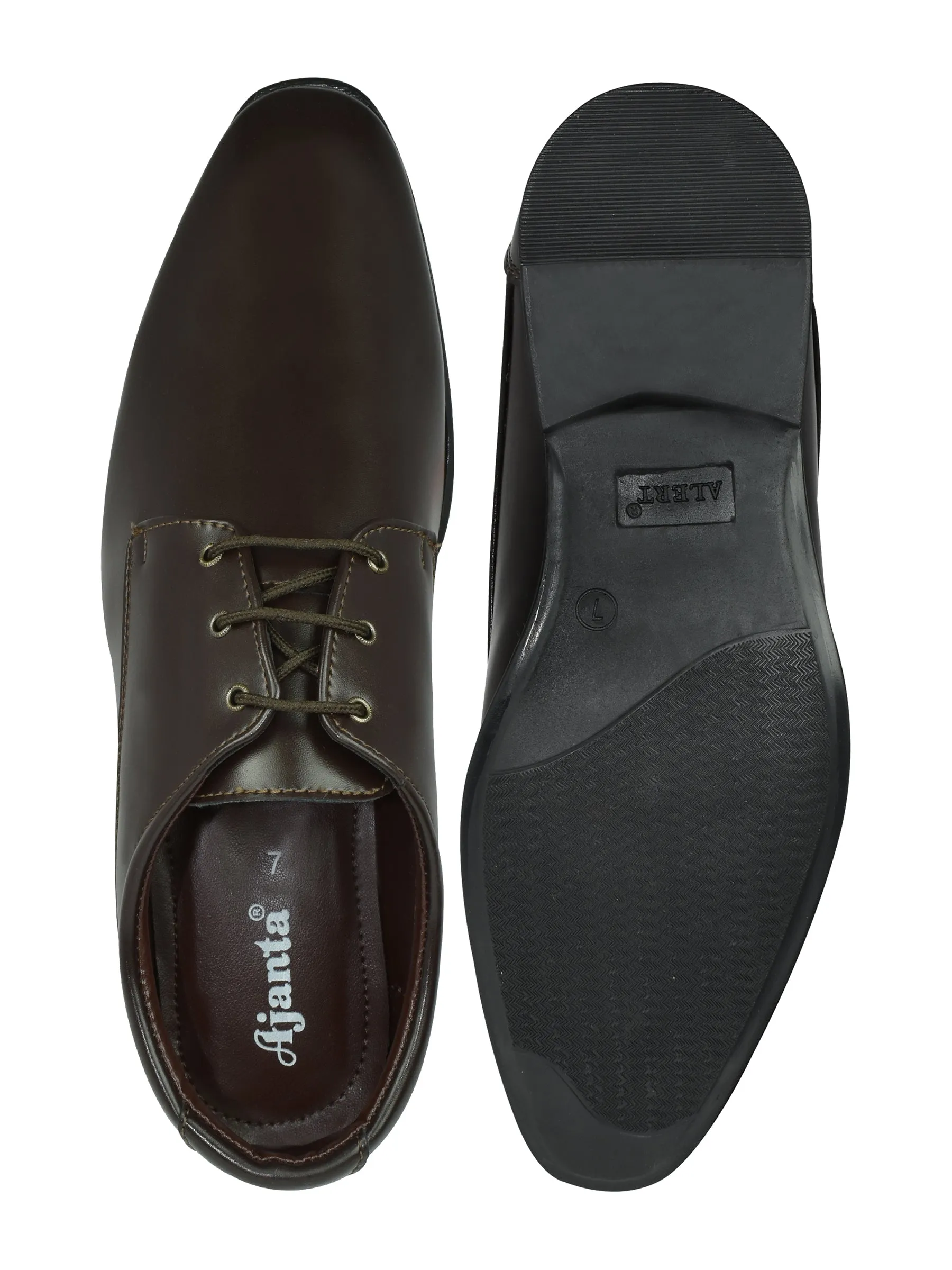 Ajanta Men Formal Shoes with Lace-Up Derby Shoes,Perfect for Formal,Business & Parties
