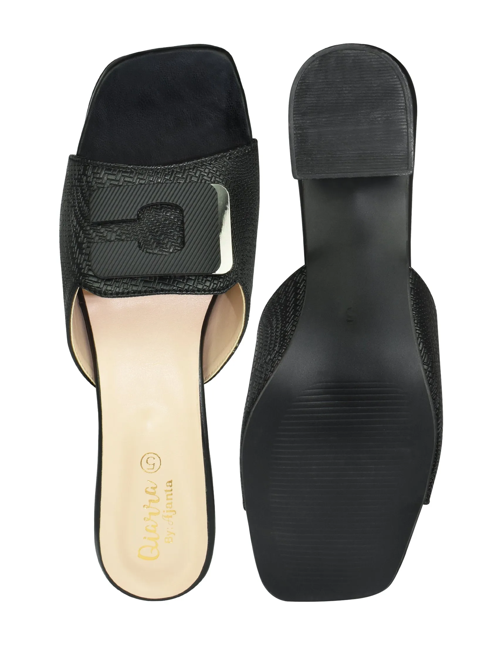 Ajanta Smart Casual Heel Stylish for Women Slip On Sandal Looks Great with Jeans, Pants, Sarees