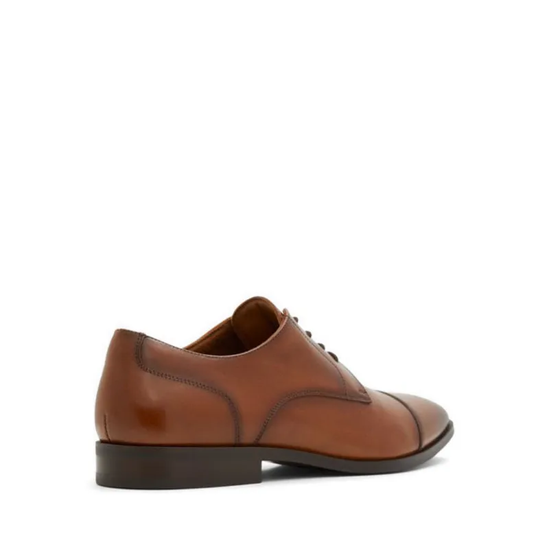 ALDO Callahan Men Lace Up Derby Dress Shoe - Cognac