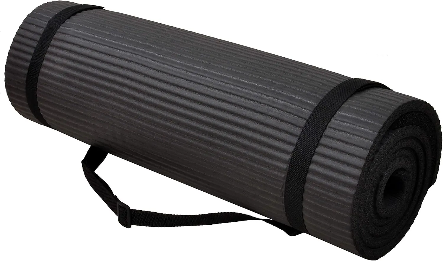 All Purpose 1/2-Inch Extra Thick High Density Anti-Tear Exercise Yoga Mat and Knee Pad with Carrying Strap and Optional Yoga Blocks, Multiple