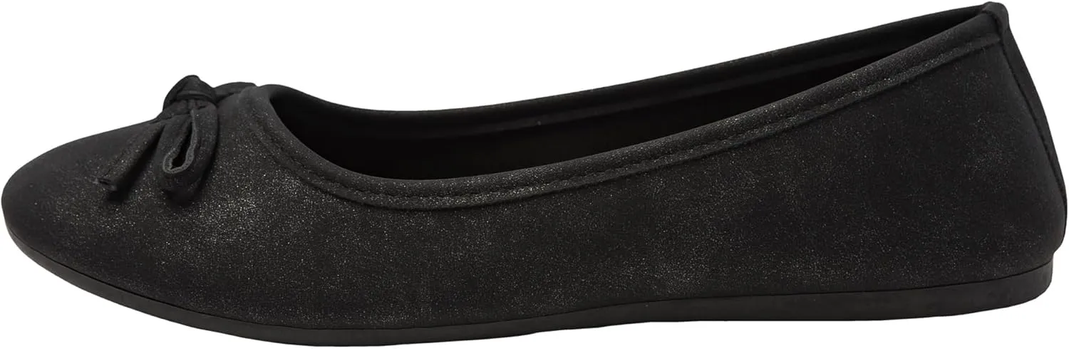 Alpine Swiss Polly Womens Bow Ballet Flats Round Toe Slip On Comfortable Shoes