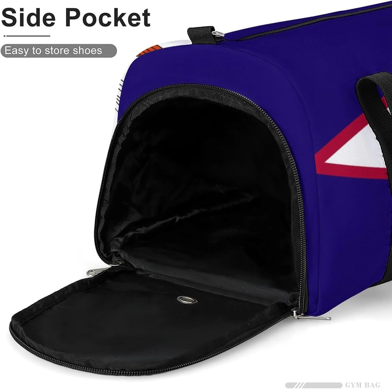 American Samoa Flag Travel Bag for Boys Girls with Shoe Compartment and Wet Pocket