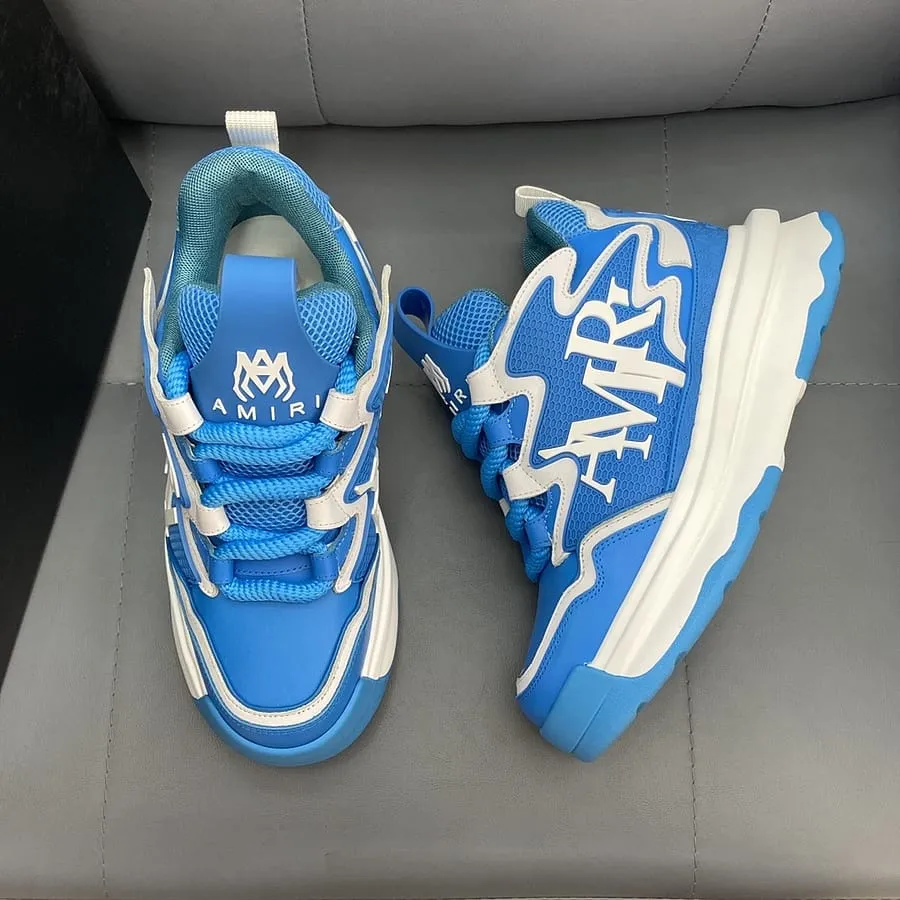 AMIRI || DAYMASTER BLUE LOW-TOP SNEAKERS