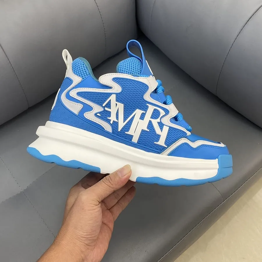 AMIRI || DAYMASTER BLUE LOW-TOP SNEAKERS