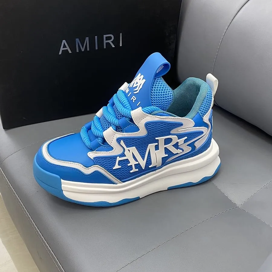 AMIRI || DAYMASTER BLUE LOW-TOP SNEAKERS