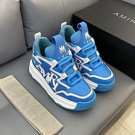 AMIRI || DAYMASTER BLUE LOW-TOP SNEAKERS