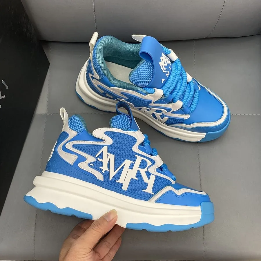 AMIRI || DAYMASTER BLUE LOW-TOP SNEAKERS