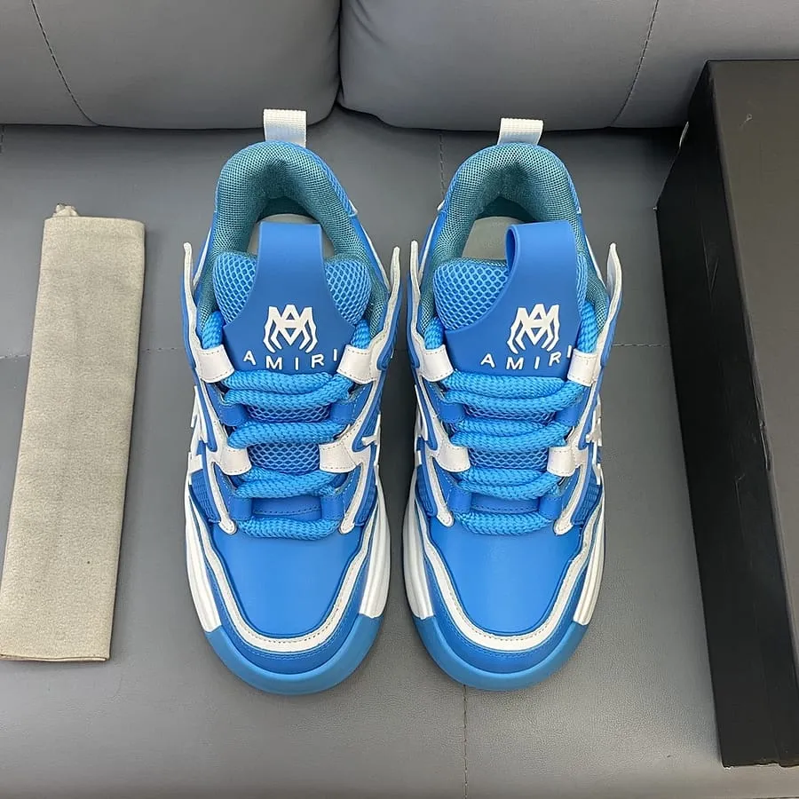 AMIRI || DAYMASTER BLUE LOW-TOP SNEAKERS
