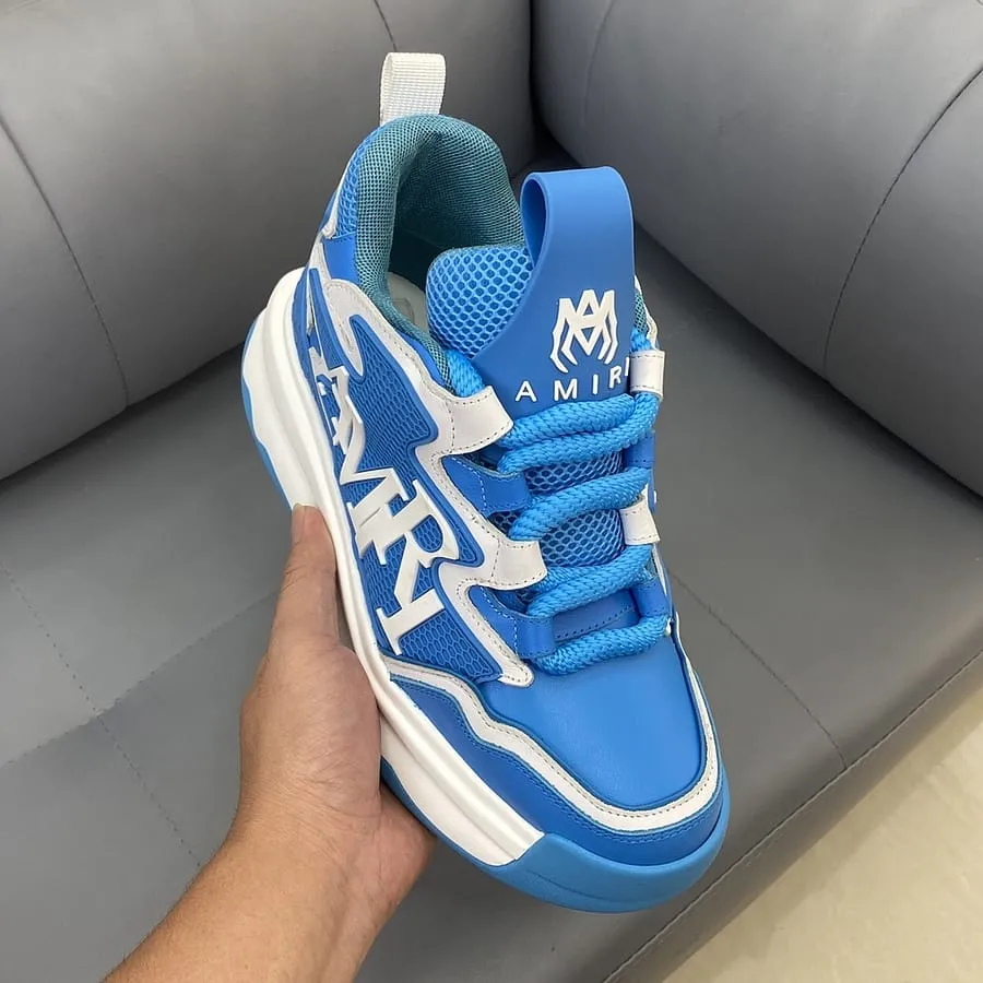 AMIRI || DAYMASTER BLUE LOW-TOP SNEAKERS