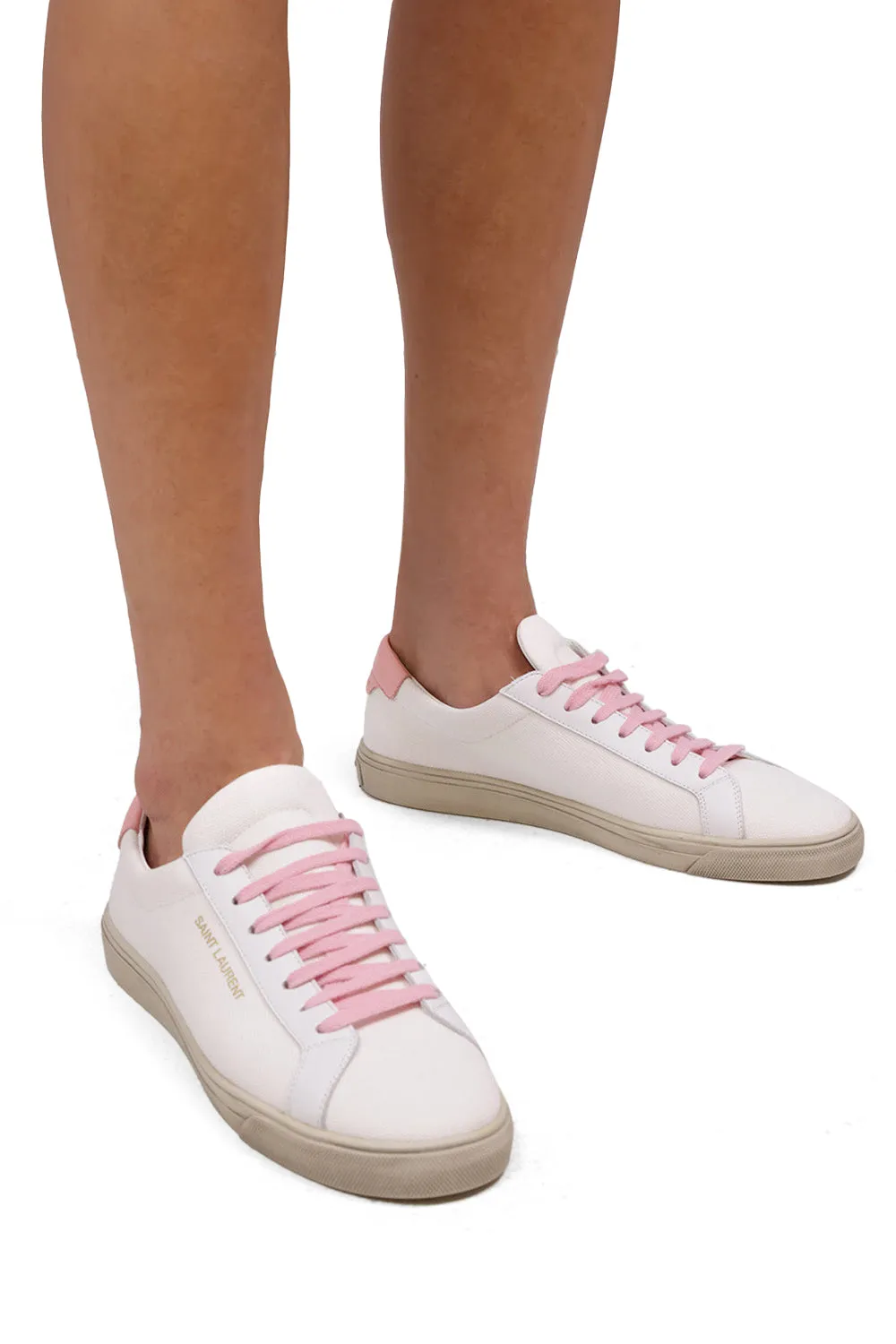 ANDY LOW TOP SNEAKER | OFF WHITE/PINK