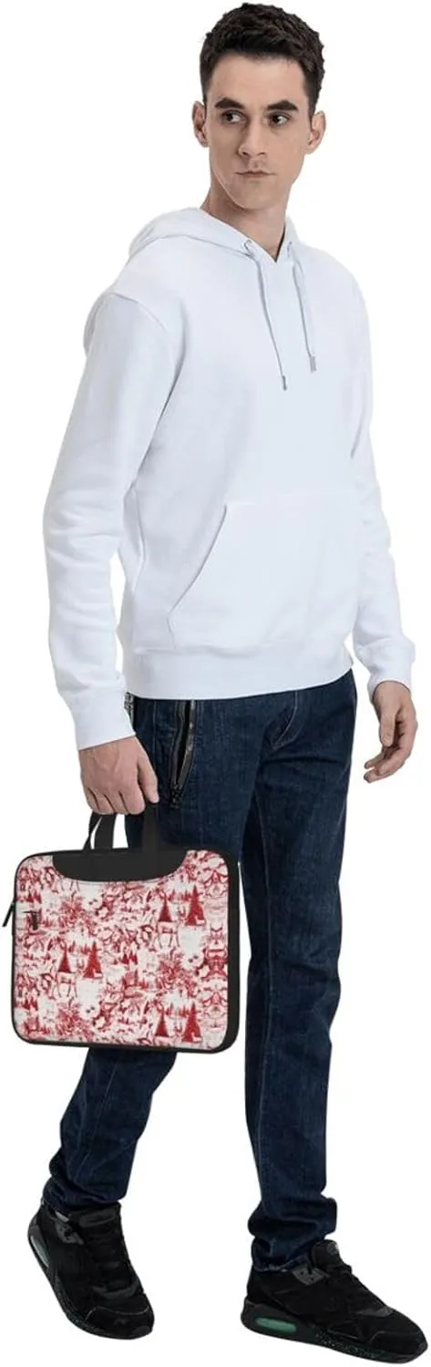 Animal Wilderness Bear Deer Print Trendy Oxford Cloth Laptop Bag - Versatile Laptop Case,Messenger Bag, Shoulder Bag