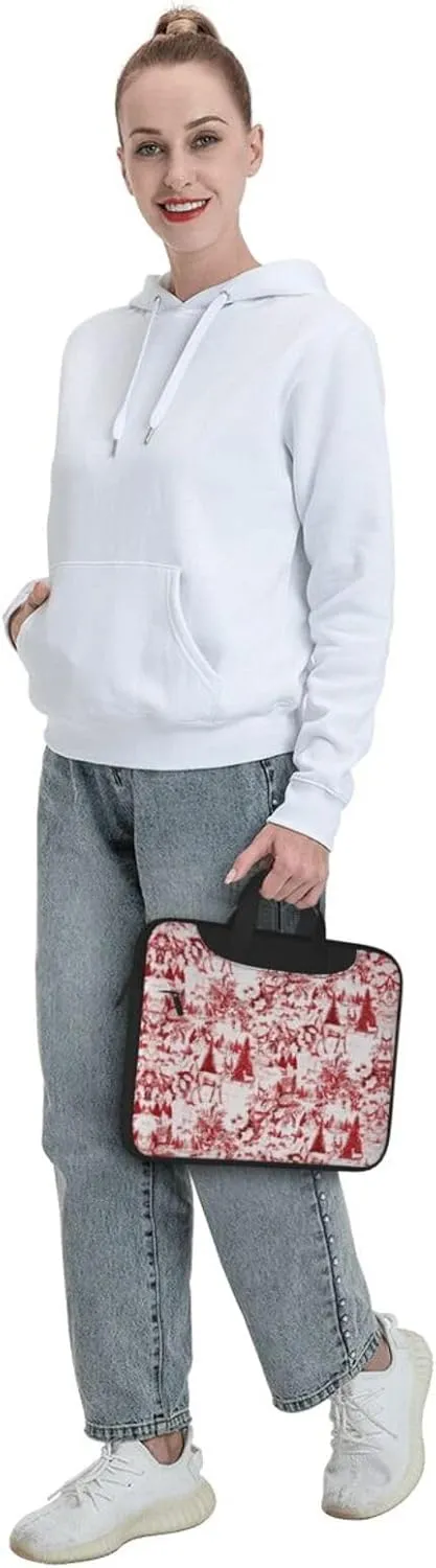Animal Wilderness Bear Deer Print Trendy Oxford Cloth Laptop Bag - Versatile Laptop Case,Messenger Bag, Shoulder Bag