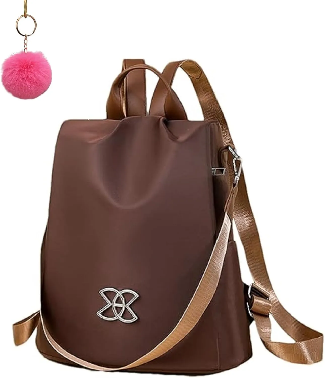 Anti Theft Large Capacity Backpack, Lightweight Oxford Cloth Backpack, Leisure Shoulder Bag For Women