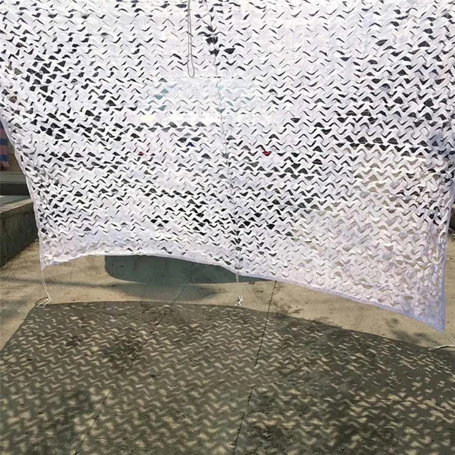 Anti-UV Camouflage Net,Breathable Camo Net,Quick Dry Mesh Tarp,Courtyards Sunblock Shade Net,Army Blinds Nets,for Camping,Backdrop Decoration,Hunting Shooting,1.5x3m(5 * 10ft)