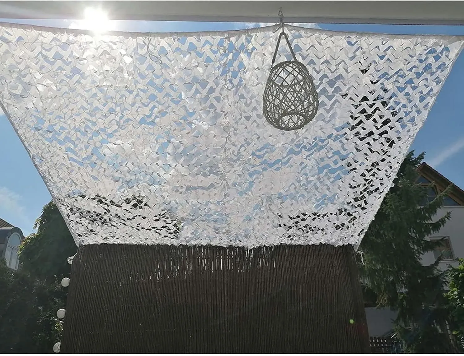 Anti-UV Camouflage Net,Breathable Camo Net,Quick Dry Mesh Tarp,Courtyards Sunblock Shade Net,Army Blinds Nets,for Camping,Backdrop Decoration,Hunting Shooting,1.5x3m(5 * 10ft)