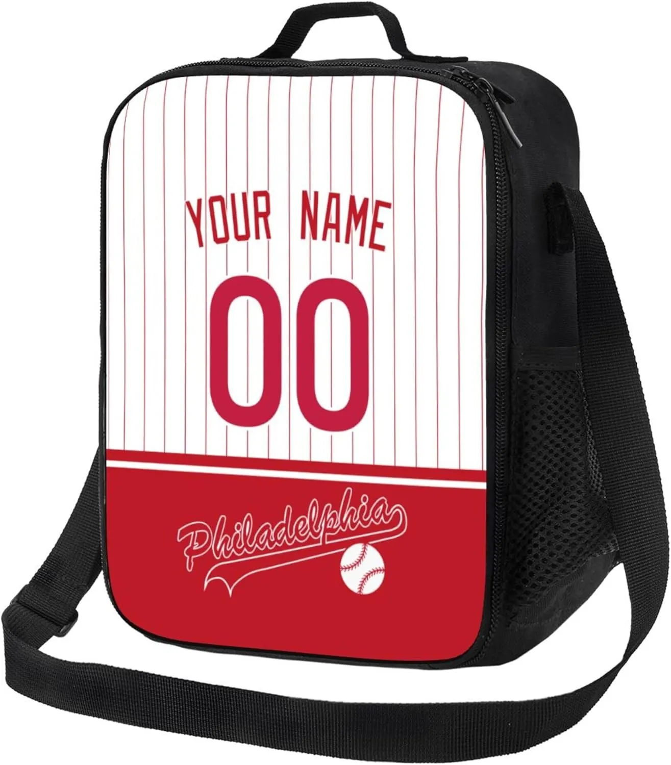 ANTKING Philadelphia Lunch Box Lunch Bag Cooler Custom Any Name and Any Number Personalized Gifts for Kids Men Women