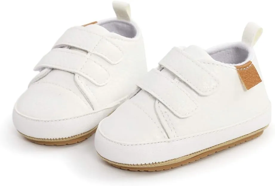 Baby Boy Girls Oxford Shoes Soft Rubber Sole Toddler Sneakers Ankle Boots Infant Walking Moccasins