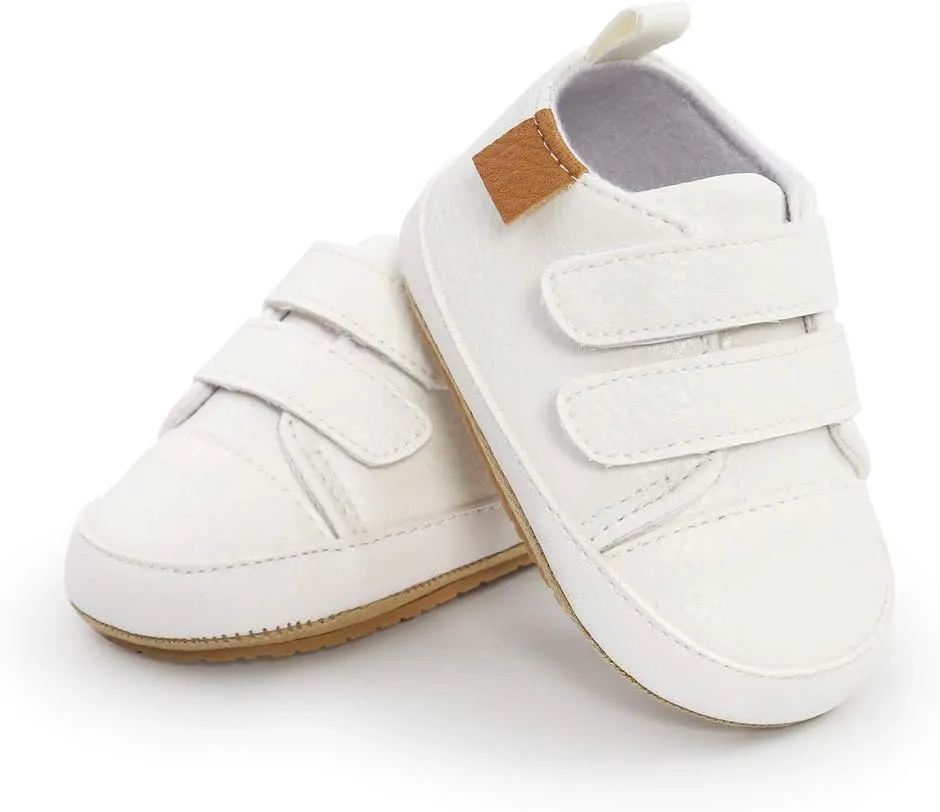Baby Boy Girls Oxford Shoes Soft Rubber Sole Toddler Sneakers Ankle Boots Infant Walking Moccasins