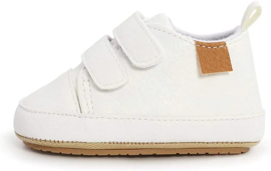 Baby Boy Girls Oxford Shoes Soft Rubber Sole Toddler Sneakers Ankle Boots Infant Walking Moccasins