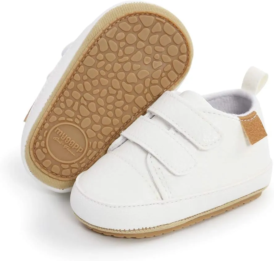 Baby Boy Girls Oxford Shoes Soft Rubber Sole Toddler Sneakers Ankle Boots Infant Walking Moccasins