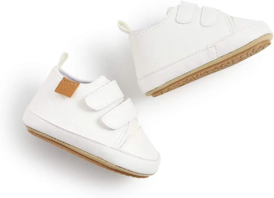 Baby Boy Girls Oxford Shoes Soft Rubber Sole Toddler Sneakers Ankle Boots Infant Walking Moccasins