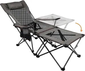 Backpacking Chair Breathable Mesh Camping Chair, Beach Lounge Chair with Cup Holder and Carry Bag, Folding Chair for Outdoor Adventures Foldable Chair