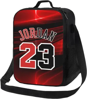 Basketball Number 23 Unisex Men Women Lunch Bag Lunch Box Across Heat Retaining Portable Tote Bags