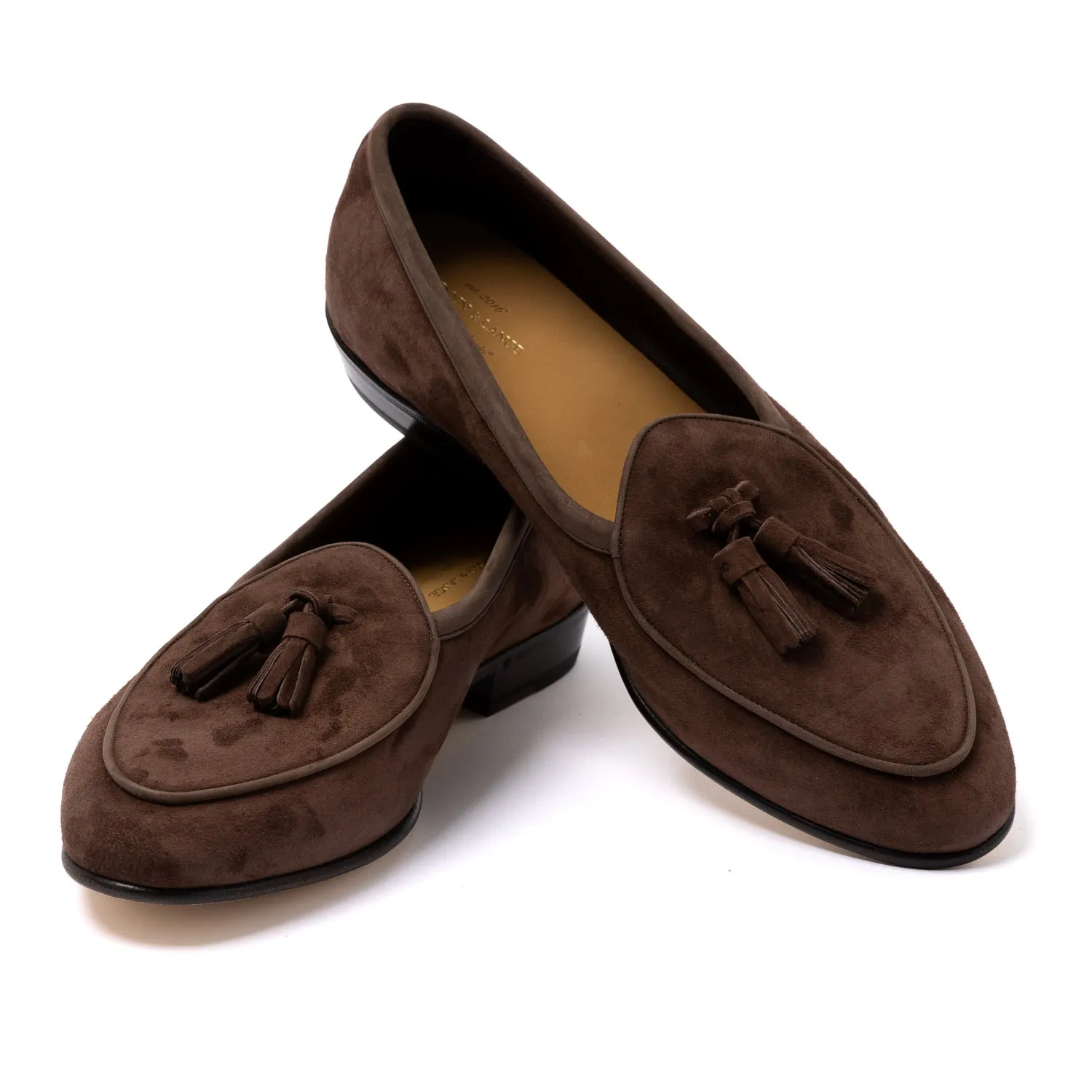 Baudoin & Lange x MJ: Sagan Loafer "Tassel" made of Calf Suede - handmade