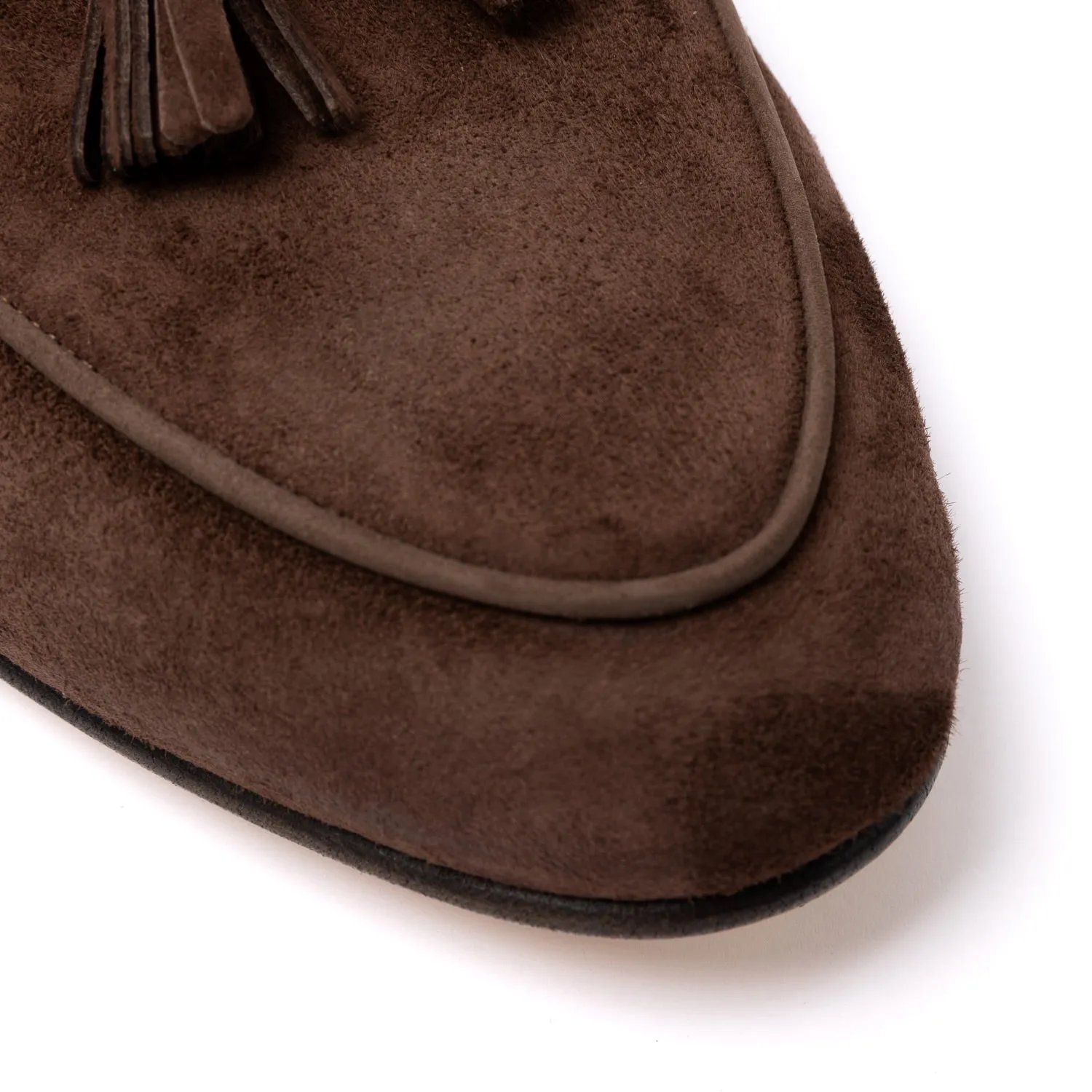 Baudoin & Lange x MJ: Sagan Loafer "Tassel" made of Calf Suede - handmade