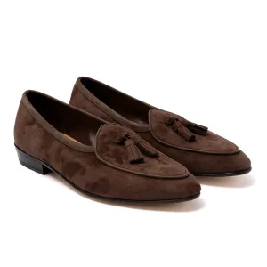 Baudoin & Lange x MJ: Sagan Loafer "Tassel" made of Calf Suede - handmade