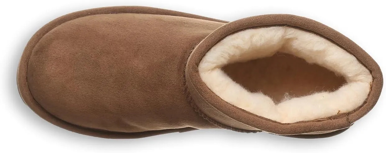 BEARPAW Women's Alyssa Vegan Multiple Colors | Women's Ankle Boot | Women's Slip On Boot | Comfortable Winter Boot